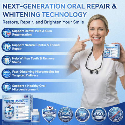 GаrаgеLіnе® 🇳🇿🦷 Tideglusib Fast‑Dissolving Tooth & Gum Repair Oral Strips 😁 (Supports tooth repair and helps relieve gum discomfort and other common oral concerns)