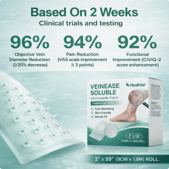 🇳🇿👨‍⚕️✅𝐇𝐞𝐚𝐥𝐫𝐢𝐳𝐞® VenoEase Soluble Microneedle Patch⚡Instant Relief, Long-Term Results ⚡