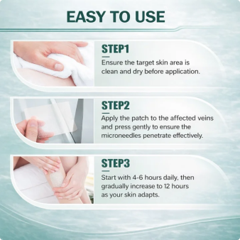 🇳🇿👨‍⚕️✅𝐇𝐞𝐚𝐥𝐫𝐢𝐳𝐞® VenoEase Soluble Microneedle Patch⚡Instant Relief, Long-Term Results ⚡