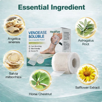 🇳🇿👨‍⚕️✅𝐇𝐞𝐚𝐥𝐫𝐢𝐳𝐞® VenoEase Soluble Microneedle Patch⚡Instant Relief, Long-Term Results ⚡