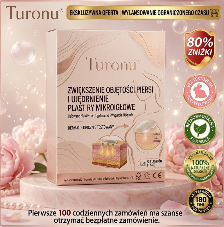 💟 𝑻𝒖𝒓𝒐𝒏𝒖® ⭐⭐ Zaawansowanynano-mikroigłowy plaster do ukierunkowanego powiększania biustu ✨