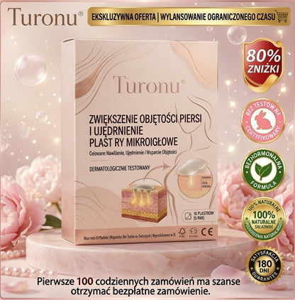 💟 𝑻𝒖𝒓𝒐𝒏𝒖® ⭐⭐ Zaawansowanynano-mikroigłowy plaster do ukierunkowanego powiększania biustu ✨
