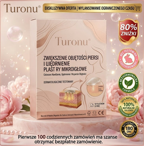 💟 𝑻𝒖𝒓𝒐𝒏𝒖® ⭐⭐ Zaawansowanynano-mikroigłowy plaster do ukierunkowanego powiększania biustu ✨